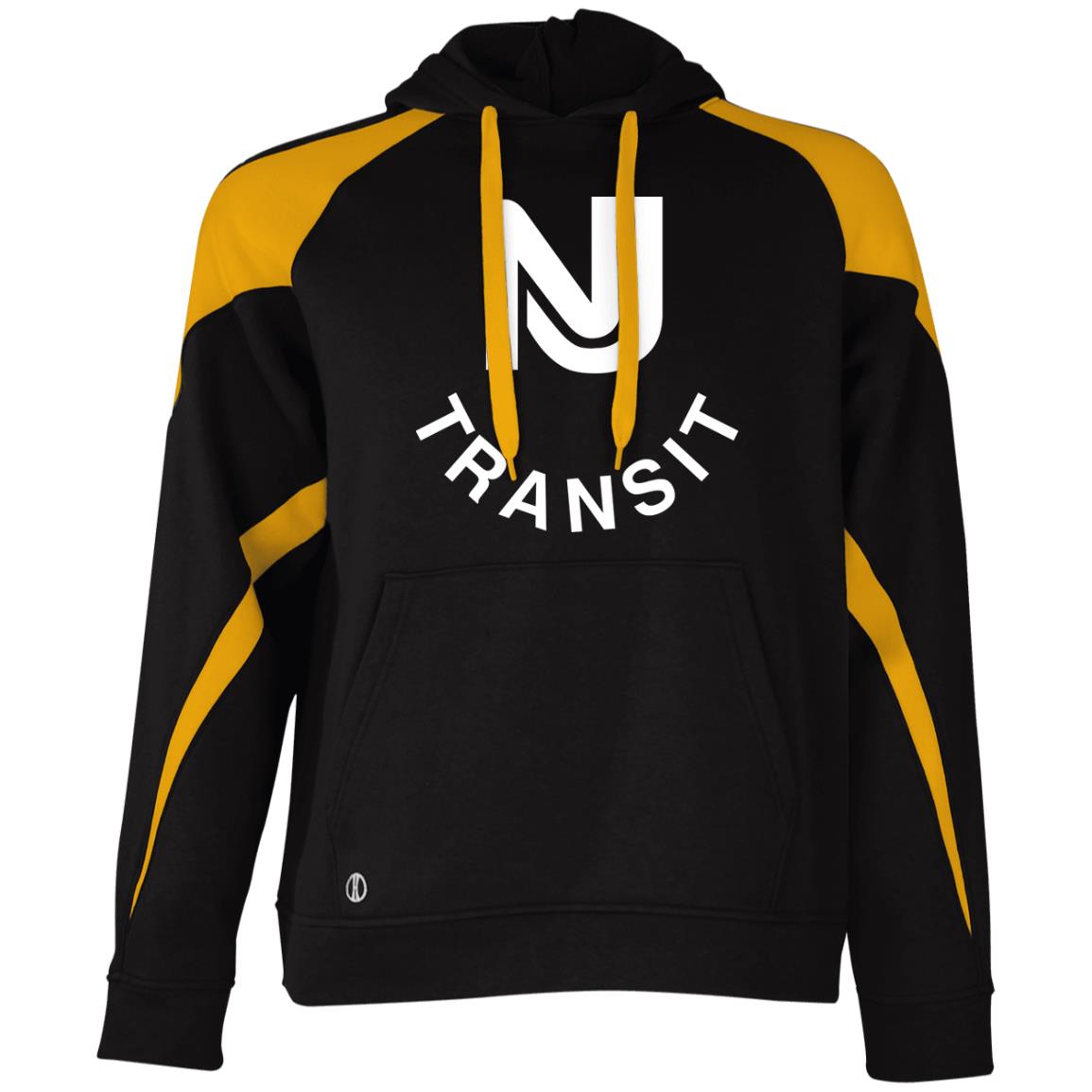 NJ Transit Athletic Colorblock Fleece Hoodie - Broken Knuckle Apparel