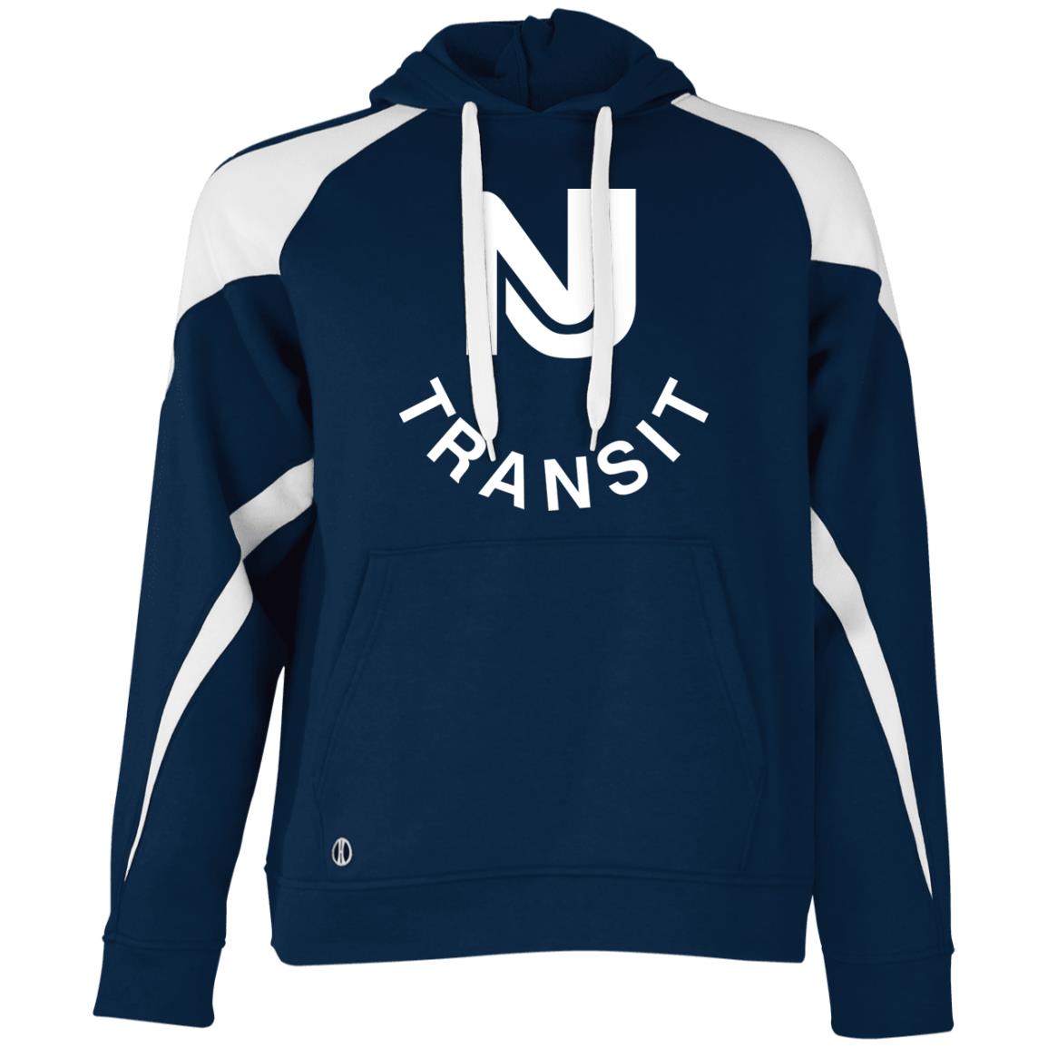 NJ Transit Athletic Colorblock Fleece Hoodie - Broken Knuckle Apparel