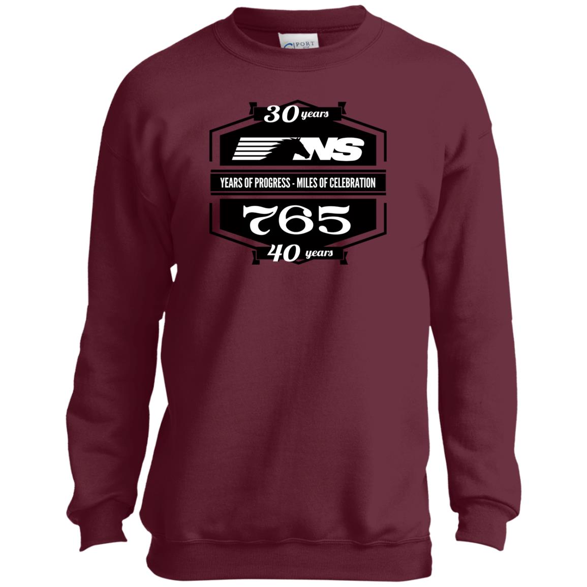 Norfolk Southern Anniversary Youth Crewneck Sweatshirt - Broken Knuckle Apparel