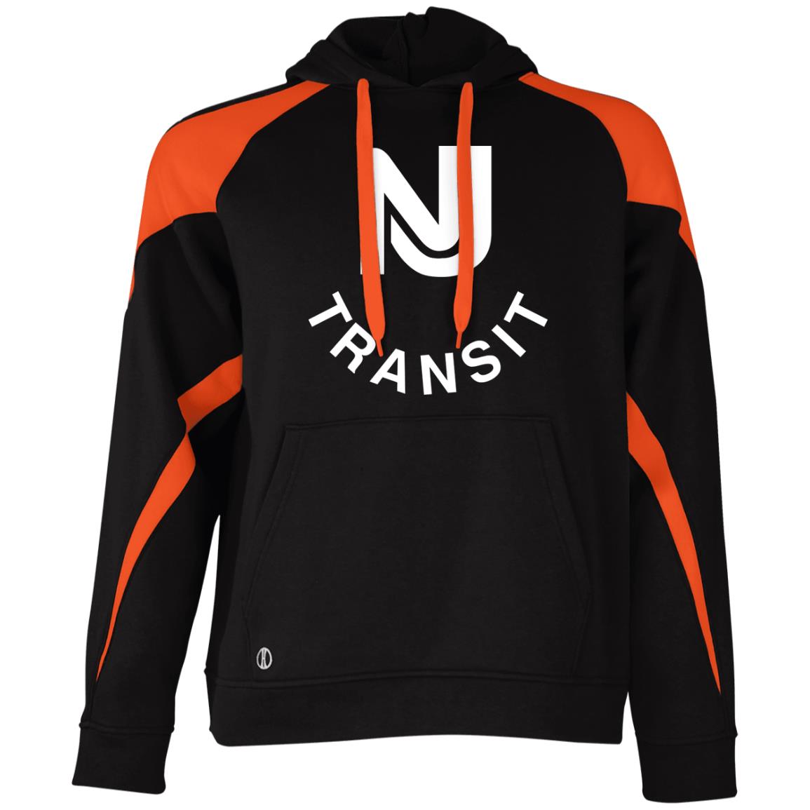 NJ Transit Athletic Colorblock Fleece Hoodie - Broken Knuckle Apparel