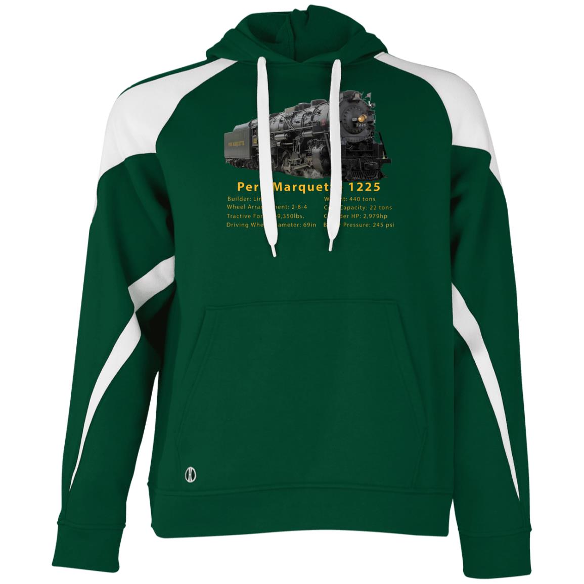 Pere Marquette 1225 Athletic Colorblock Fleece Hoodie - Broken Knuckle Apparel