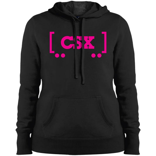 CSX Pink Ladies' Pullover Hooded Sweatshirt - Broken Knuckle Apparel