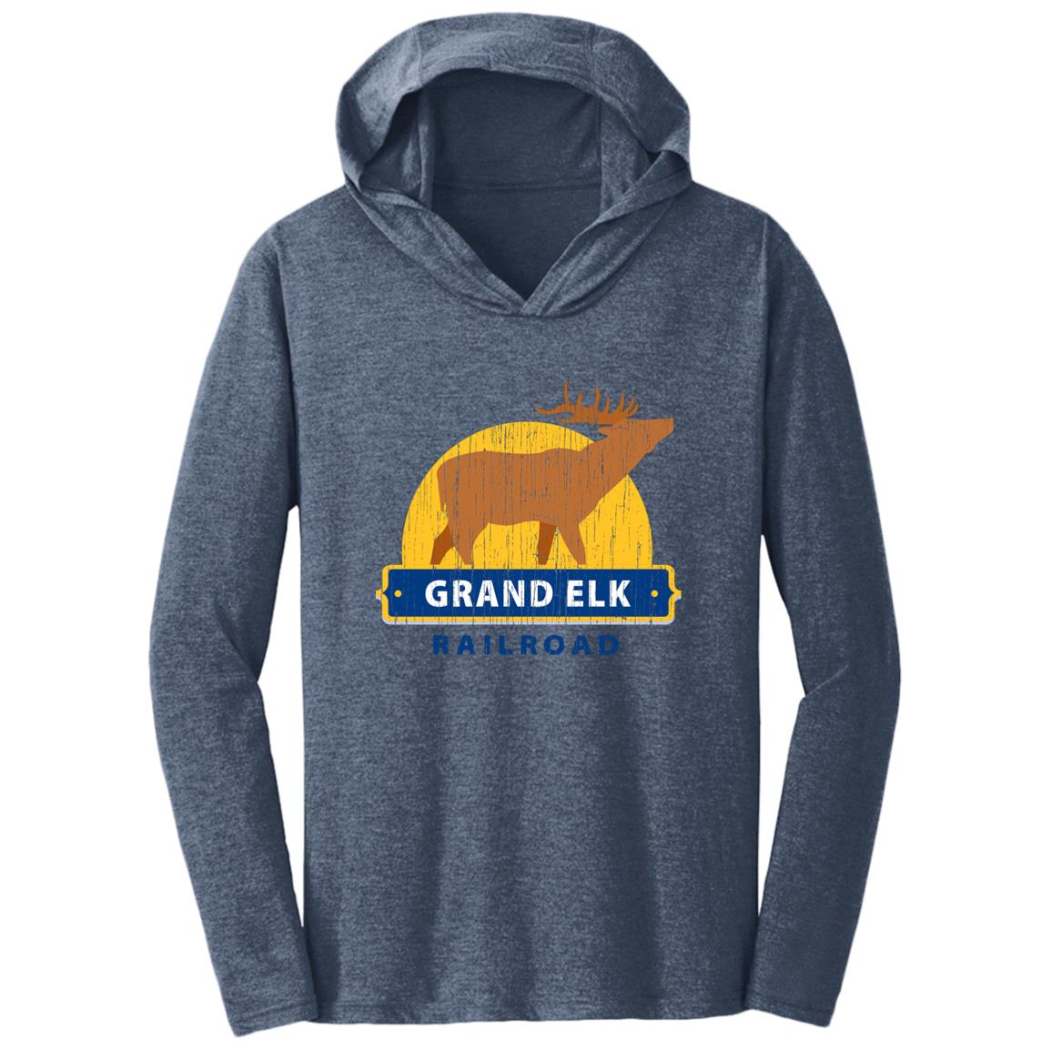 Grand Elk Triblend T-Shirt Hoodie - Broken Knuckle Apparel