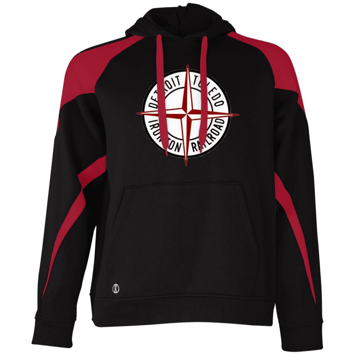 Detroit Toledo & Ironton [DT&I] Athletic Colorblock Fleece Hoodie - Broken Knuckle Apparel