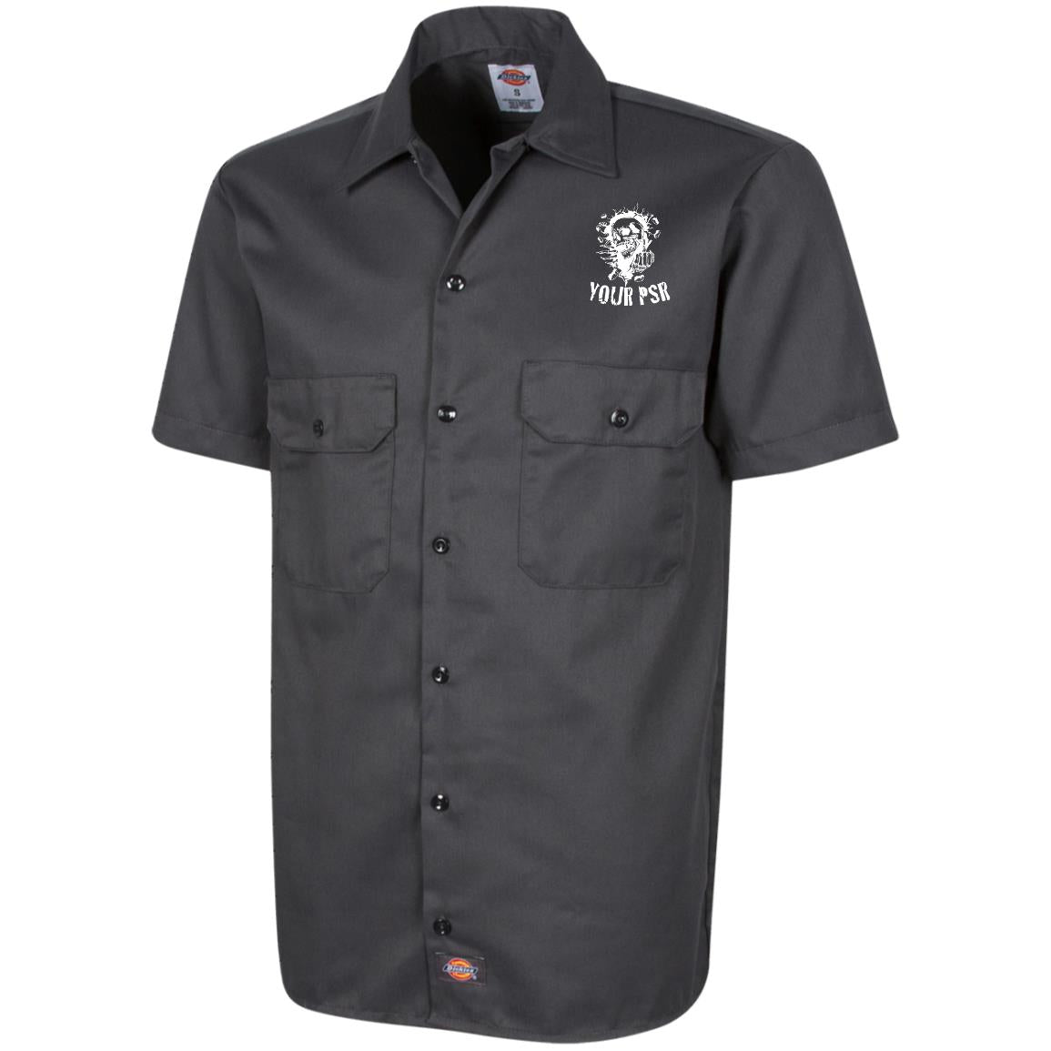 F*CK YOUR PSR Dickies Men's Short Sleeve Workshirt - Broken Knuckle Apparel