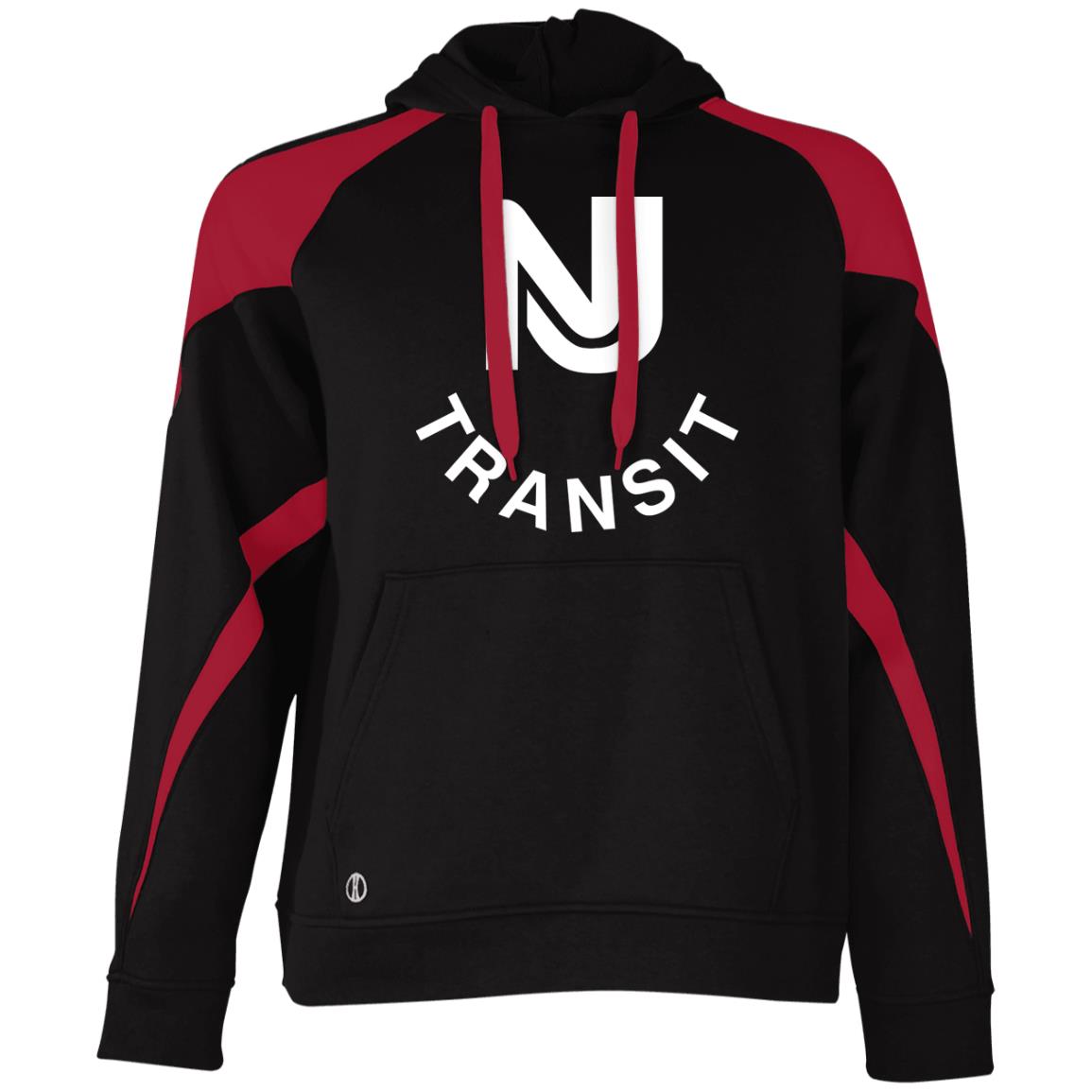 NJ Transit Athletic Colorblock Fleece Hoodie - Broken Knuckle Apparel