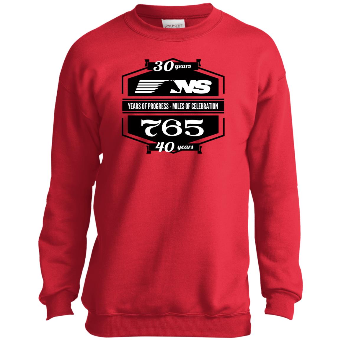Norfolk Southern Anniversary Youth Crewneck Sweatshirt - Broken Knuckle Apparel