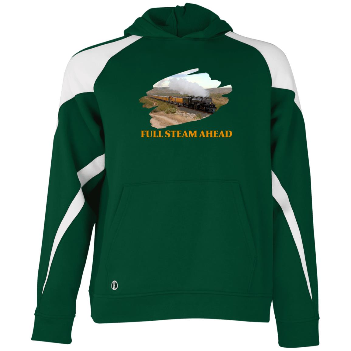 Big Boy 4014 Full Steam Ahead Youth Athletic Colorblock Fleece Hoodie –  Broken Knuckle Apparel