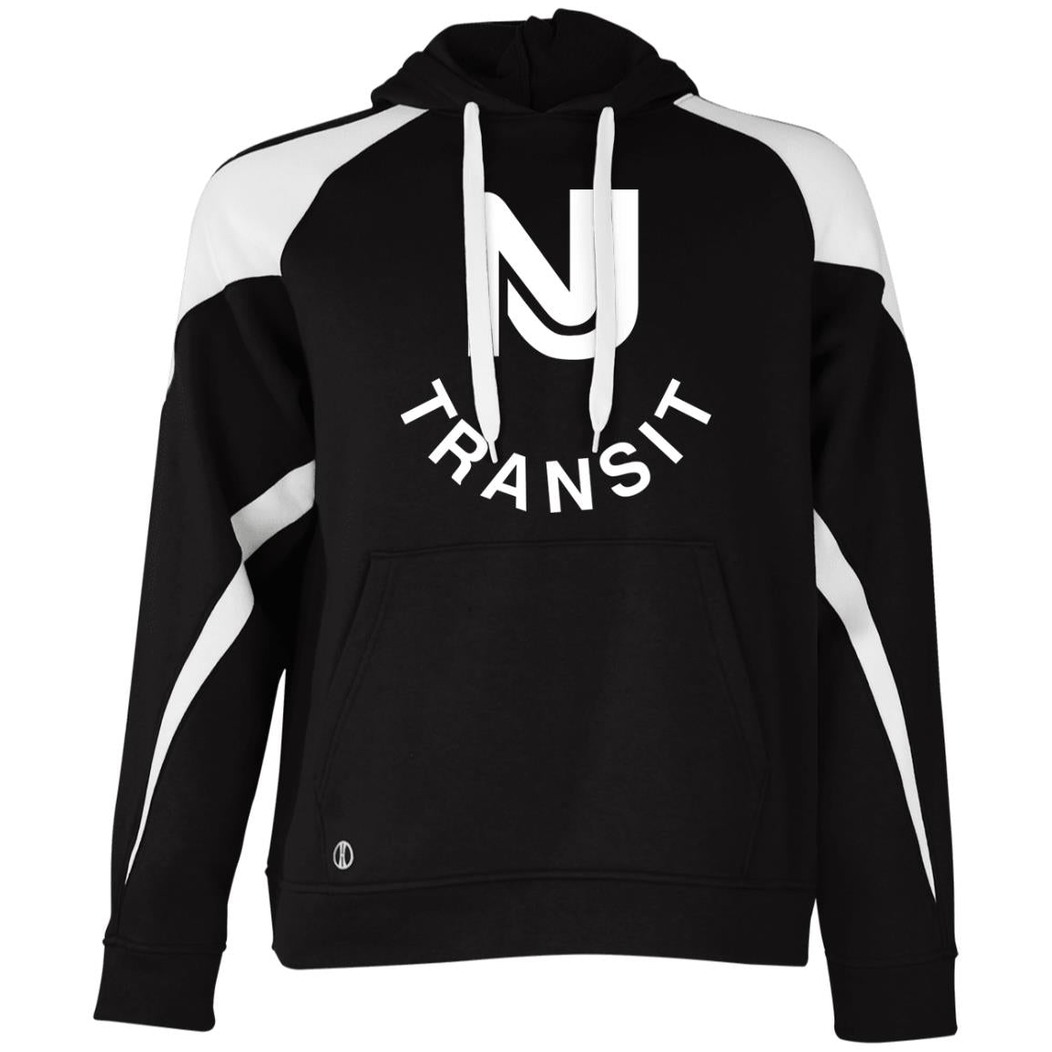 NJ Transit Athletic Colorblock Fleece Hoodie - Broken Knuckle Apparel