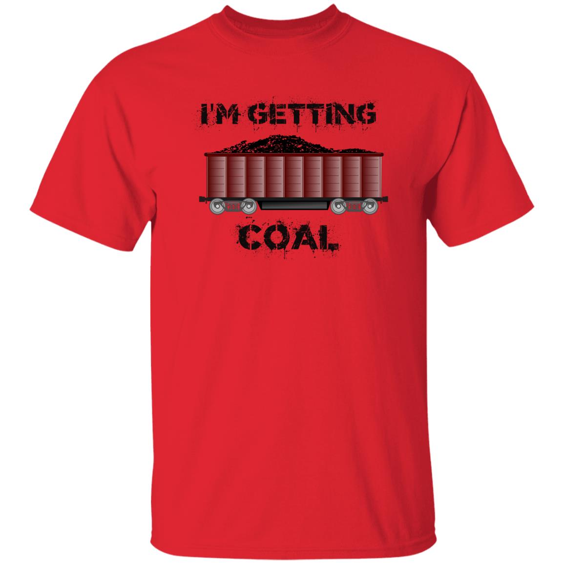 I'm Getting Coal Heavyweight Classic T-Shirt - Broken Knuckle Apparel