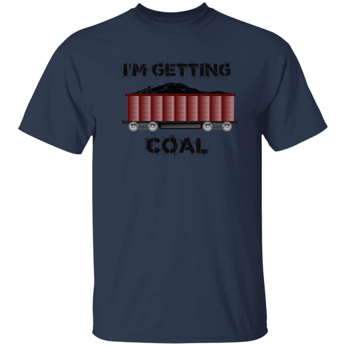 I'm Getting Coal Heavyweight Classic T-Shirt - Broken Knuckle Apparel