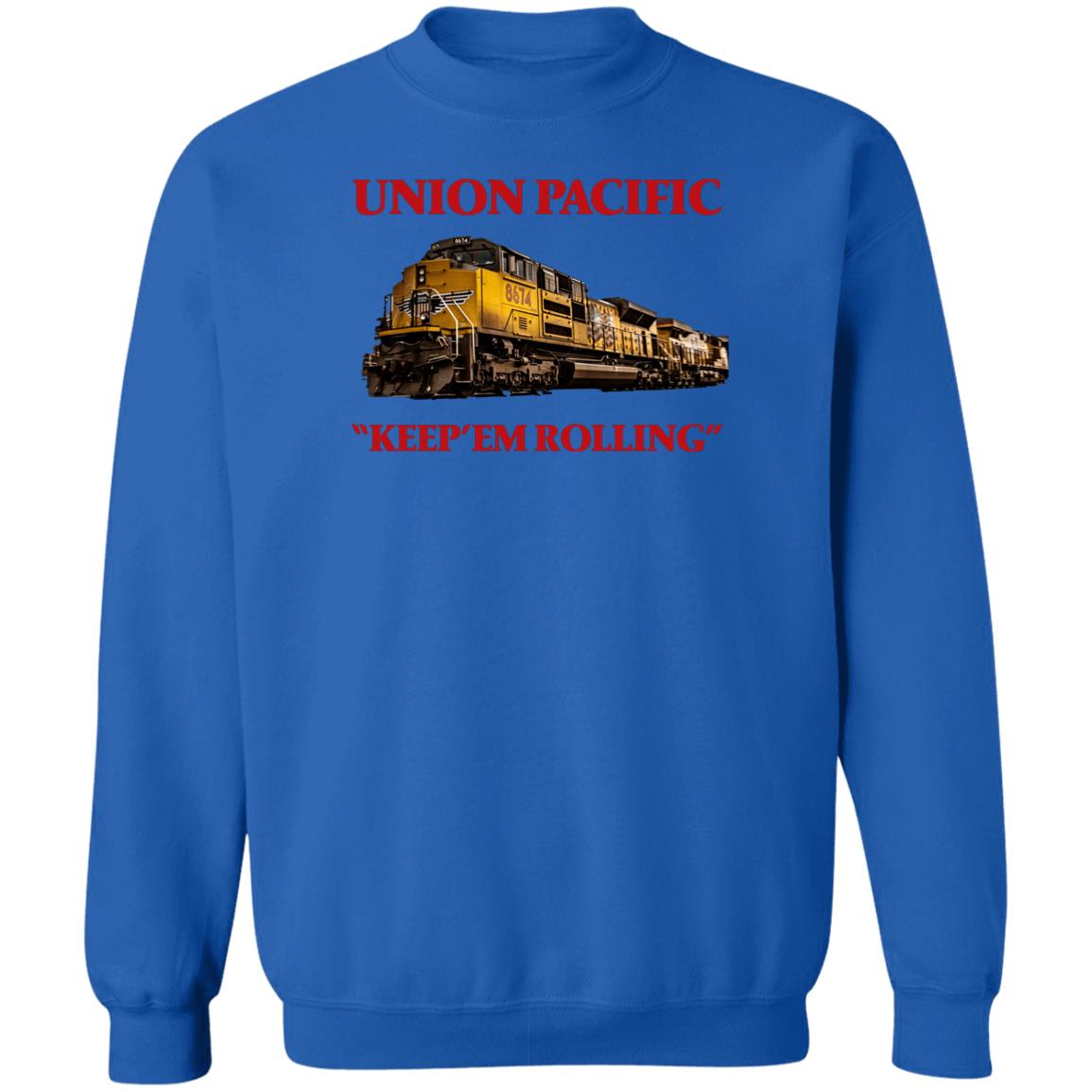 UPRR "Keep'em Moving" Crewneck Pullover Sweatshirt - Broken Knuckle Apparel