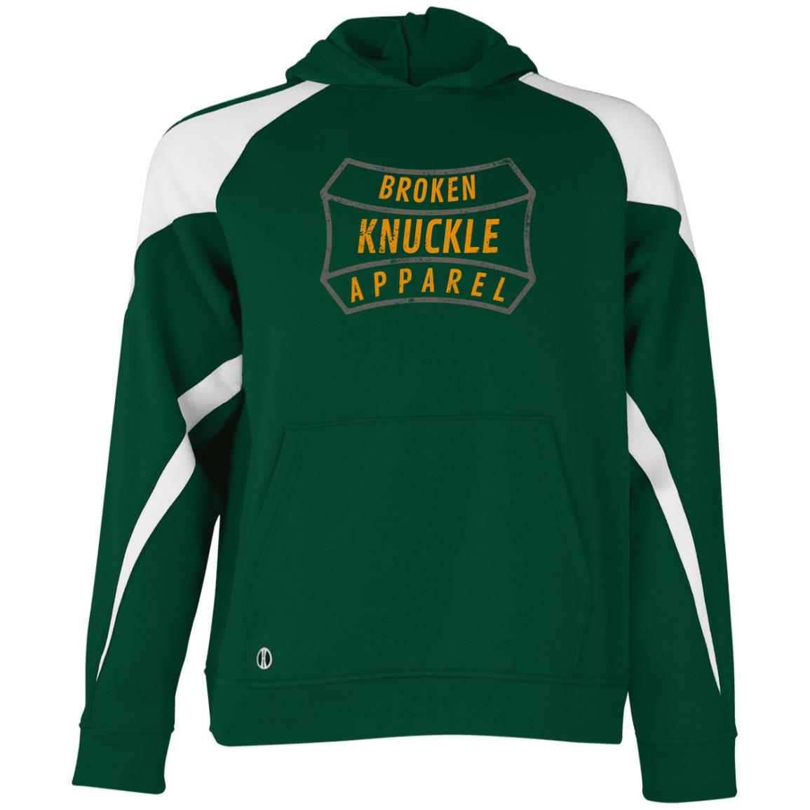 Broken Knuckle Apparel Youth Athletic Colorblock Fleece Hoodie - Broken Knuckle Apparel