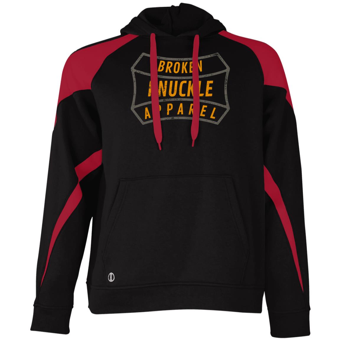 Broken Knuckle Apparel Athletic Colorblock Fleece Hoodie - Broken Knuckle Apparel