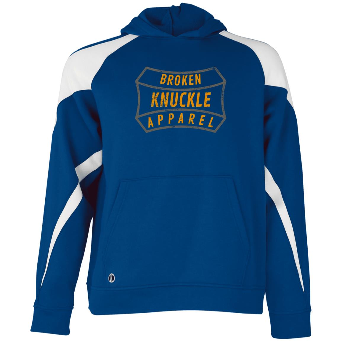 Broken Knuckle Apparel Youth Athletic Colorblock Fleece Hoodie - Broken Knuckle Apparel