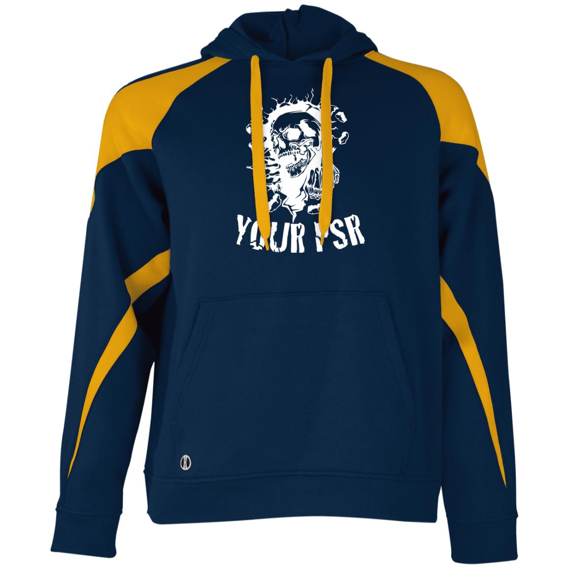 F*CK PSR Athletic Colorblock Fleece Hoodie - Broken Knuckle Apparel