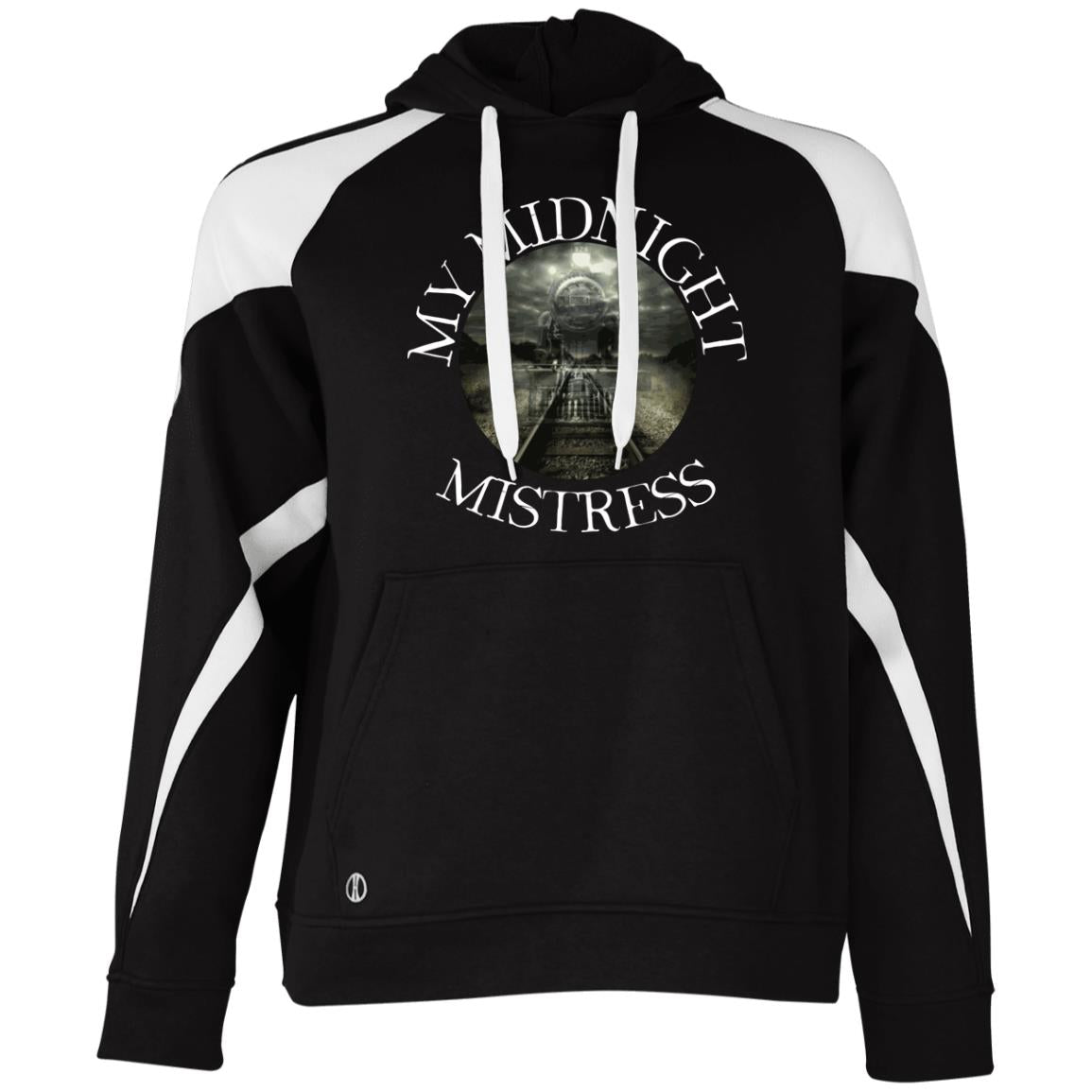 My Midnight Mistress Athletic Colorblock Fleece Hoodie - Broken Knuckle Apparel