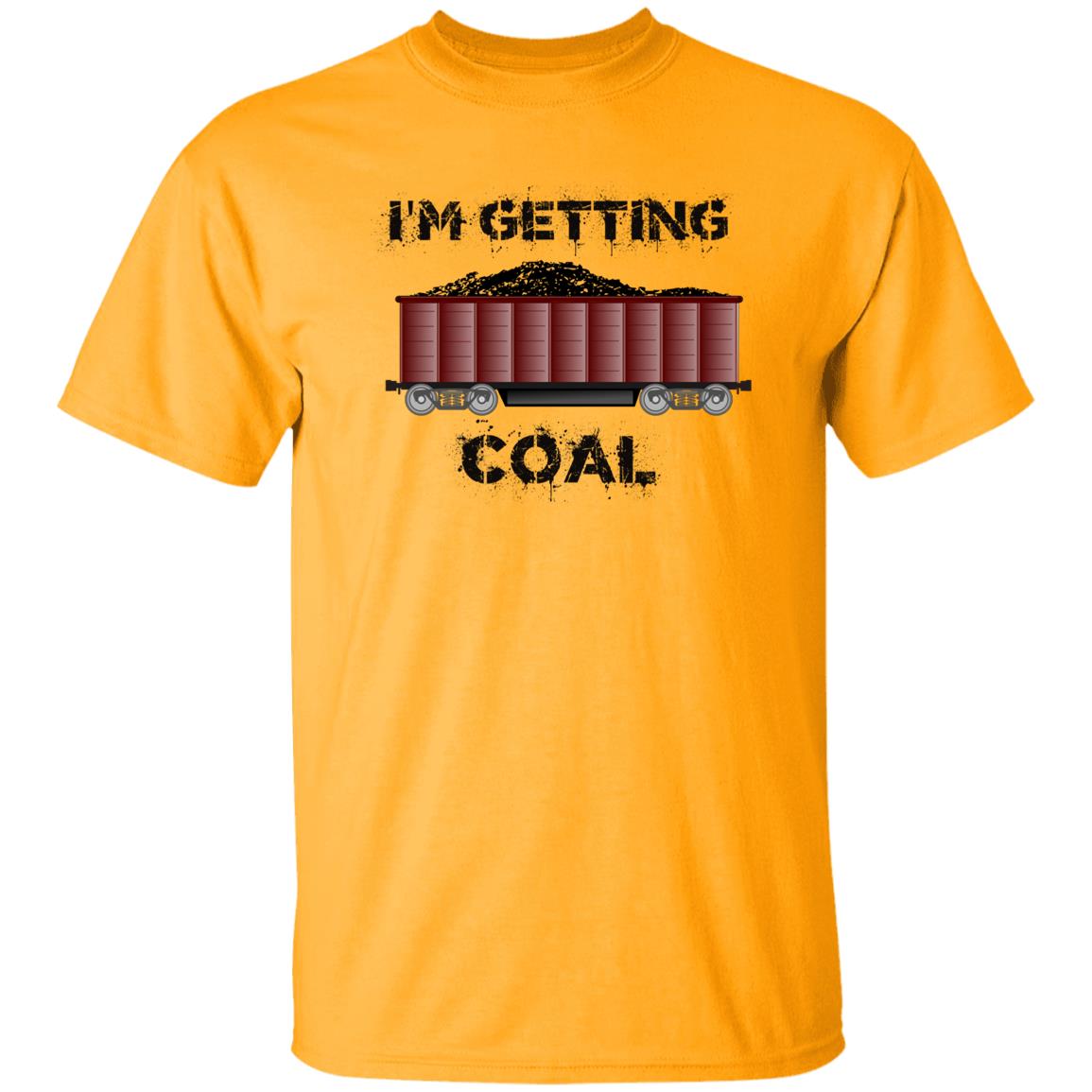 I'm Getting Coal Heavyweight Classic T-Shirt - Broken Knuckle Apparel