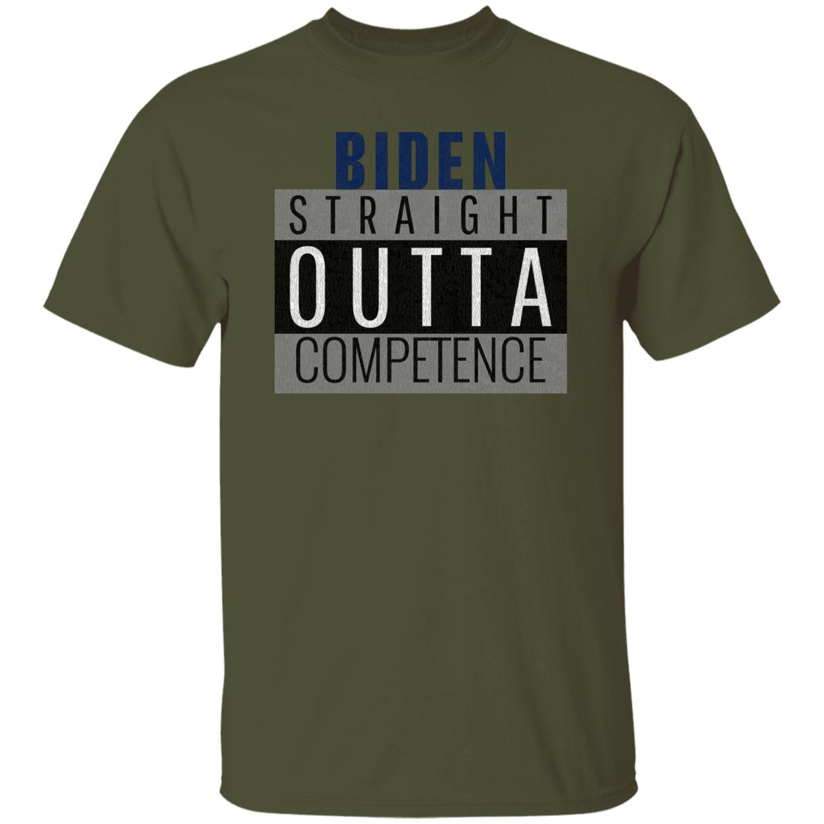 Biden Straight Outta Competence! Heavyweight Classic T-Shirt - Broken Knuckle Apparel
