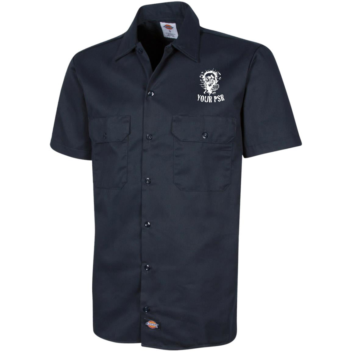 F*CK YOUR PSR Dickies Men's Short Sleeve Workshirt - Broken Knuckle Apparel