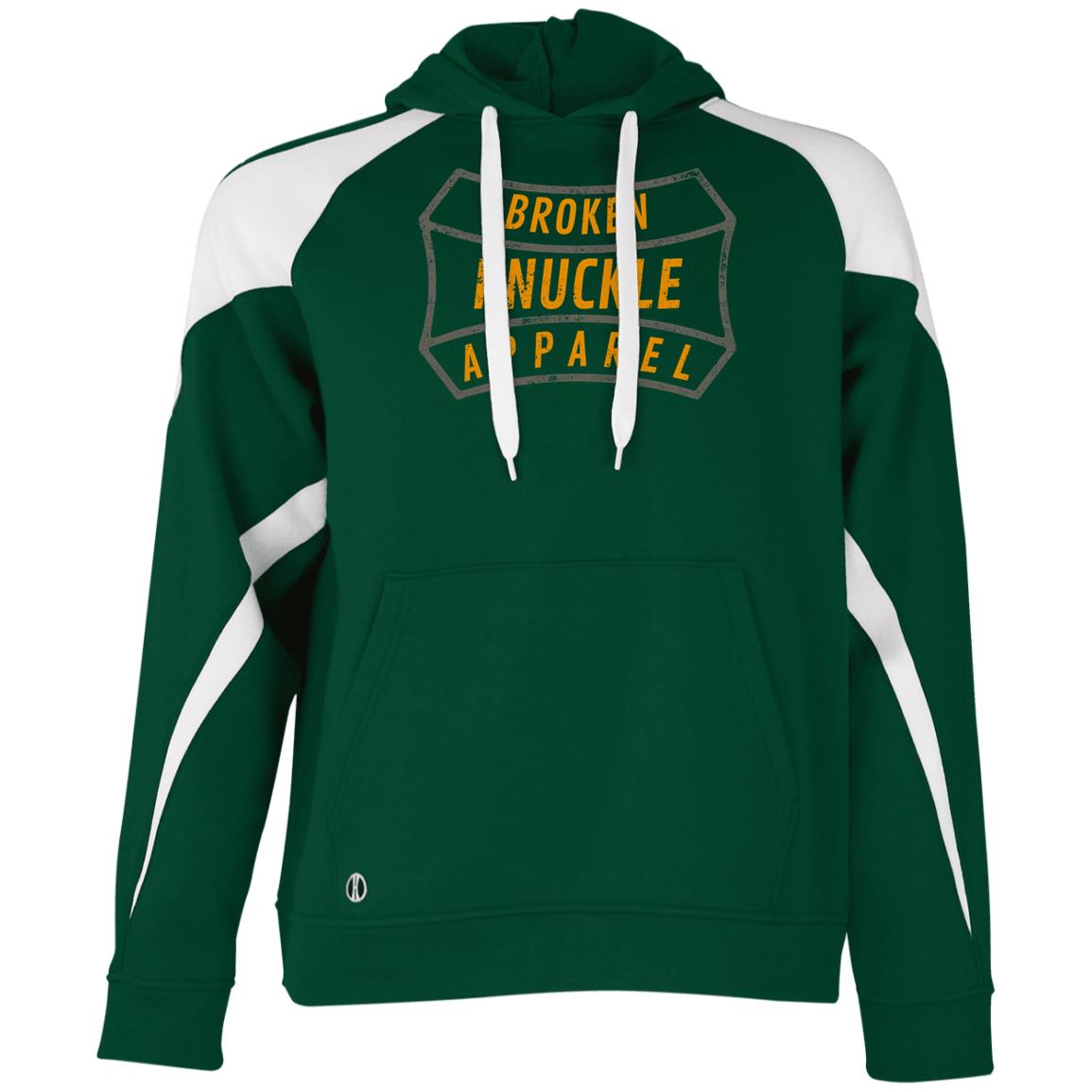 Broken Knuckle Apparel Athletic Colorblock Fleece Hoodie - Broken Knuckle Apparel