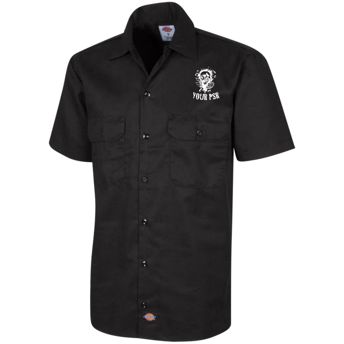 F*CK YOUR PSR Dickies Men's Short Sleeve Workshirt - Broken Knuckle Apparel