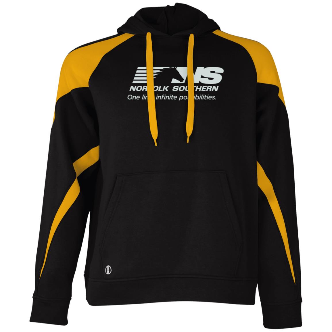 Norfolk Southern Athletic Colorblock Fleece Hoodie - Broken Knuckle Apparel