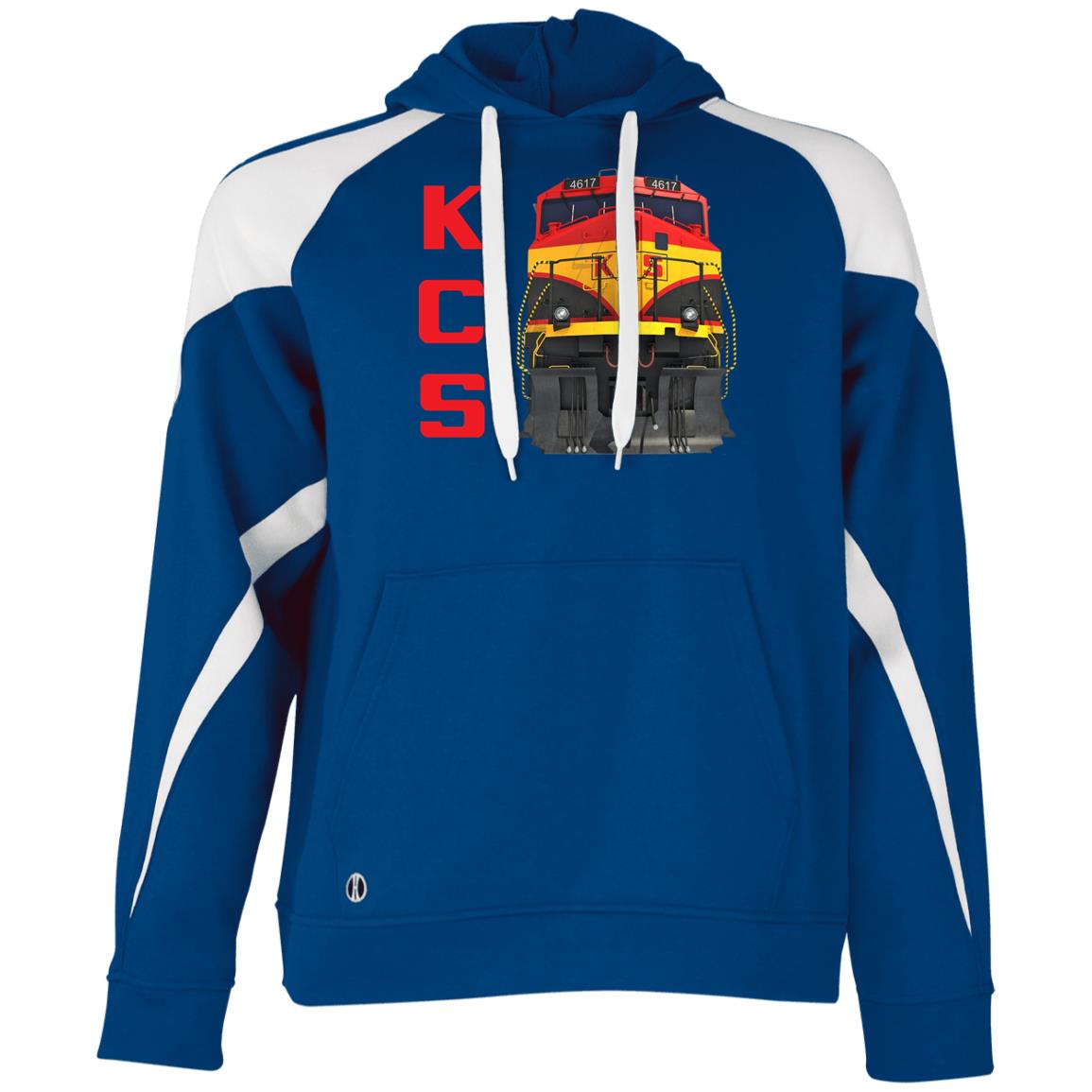 KCS Locomotive Athletic Colorblock Fleece Hoodie - Broken Knuckle Apparel