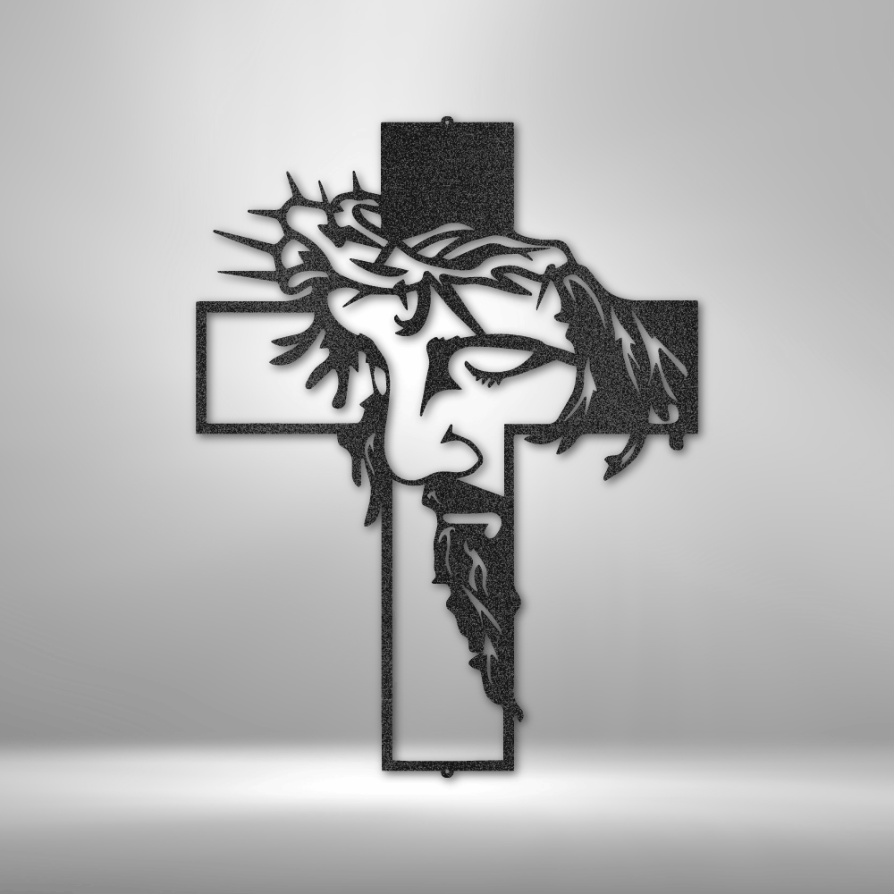 Christ Cross - Steel Sign - Broken Knuckle Apparel