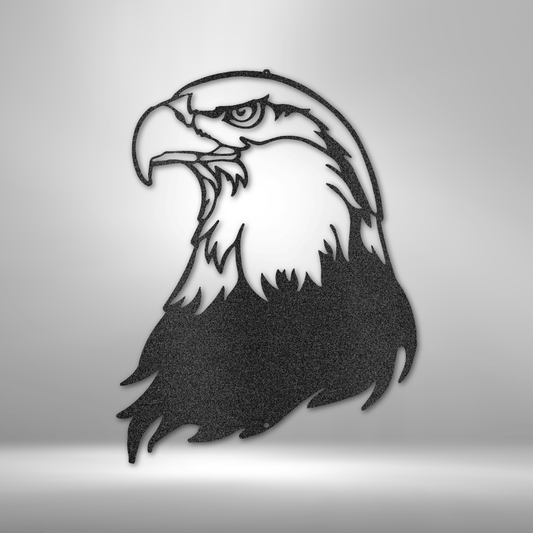 Bald Eagle Head - Steel Sign - Broken Knuckle Apparel