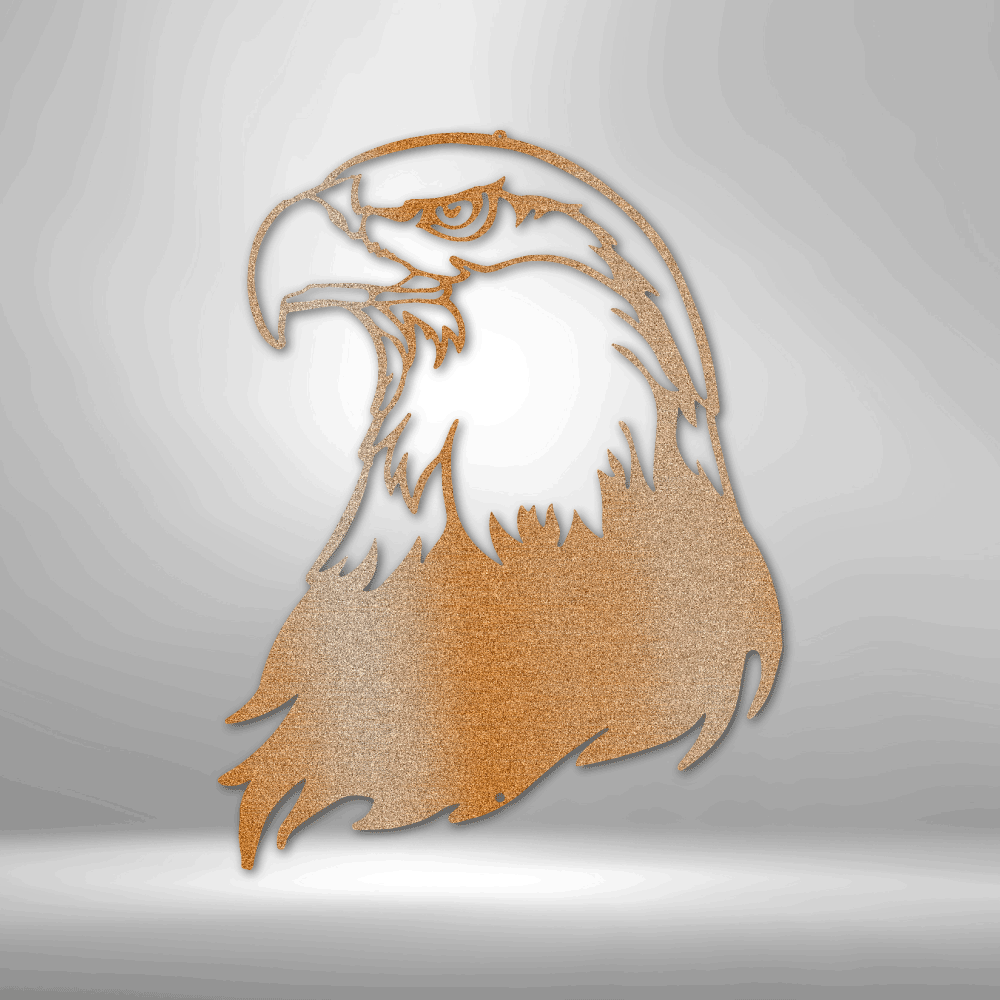 Bald Eagle Head - Steel Sign - Broken Knuckle Apparel