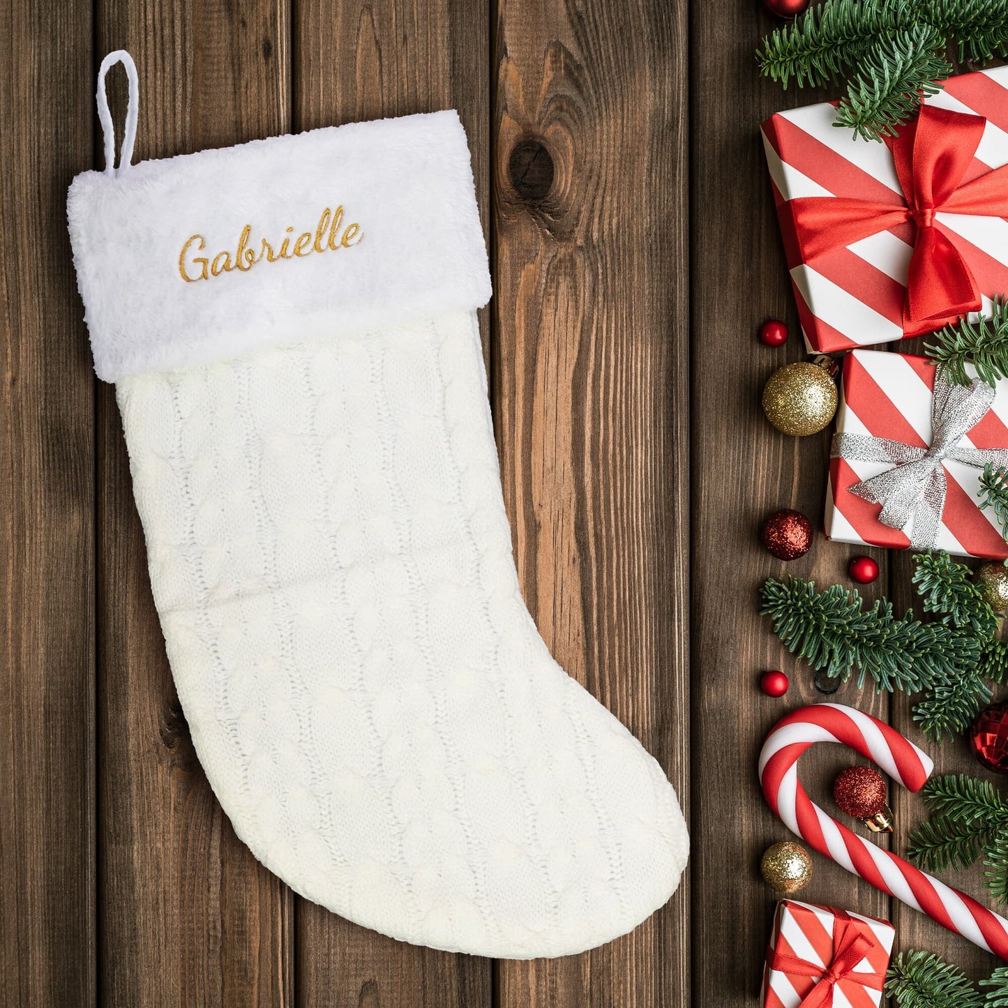 Personalized Embroidered Christmas Stockings - Broken Knuckle Apparel