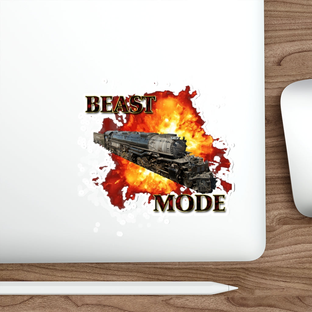 UP Big Boy 4014 Beast Mode Die-Cut Stickers - Broken Knuckle Apparel