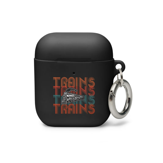 Trains, Trains, Trains AirPods case - Broken Knuckle Apparel