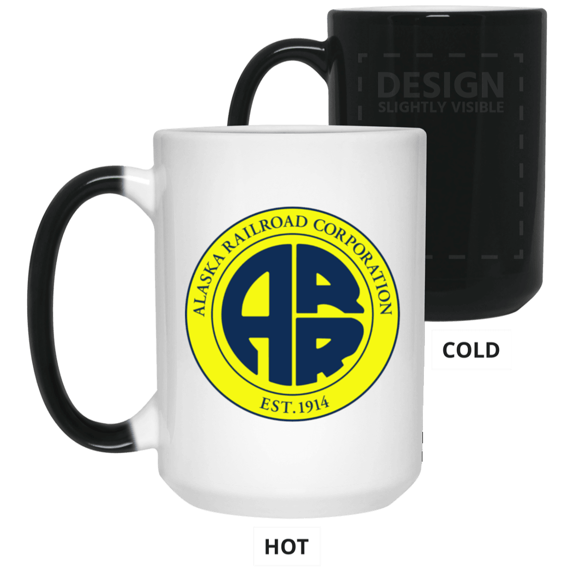 Alaska Railroad Logo Color Changing 15 oz. Mug