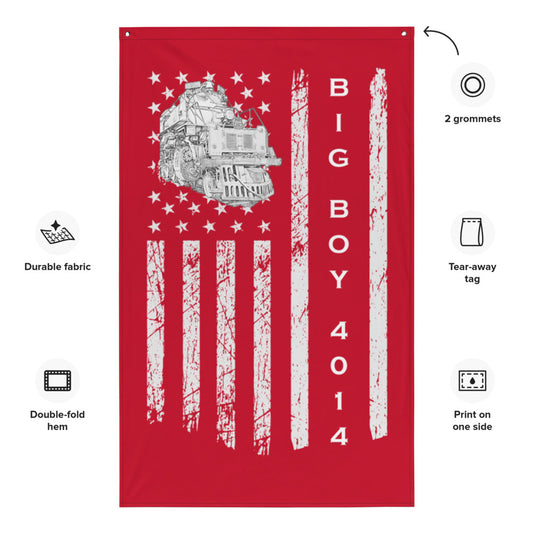UP Big Boy 4014 Flag - Broken Knuckle Apparel