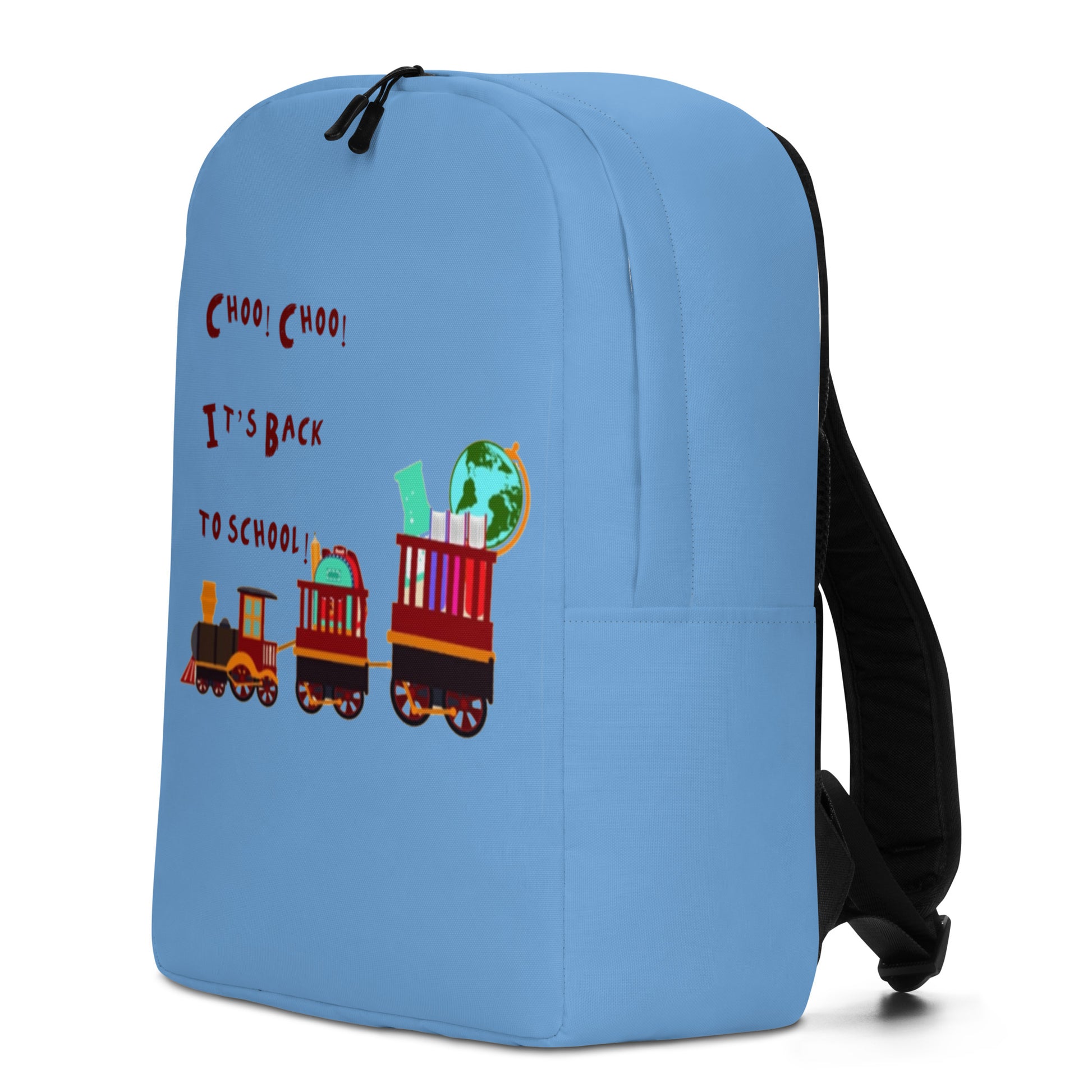 Choo, Choo, It's Back to School Minimalist Backpack - Broken Knuckle Apparel