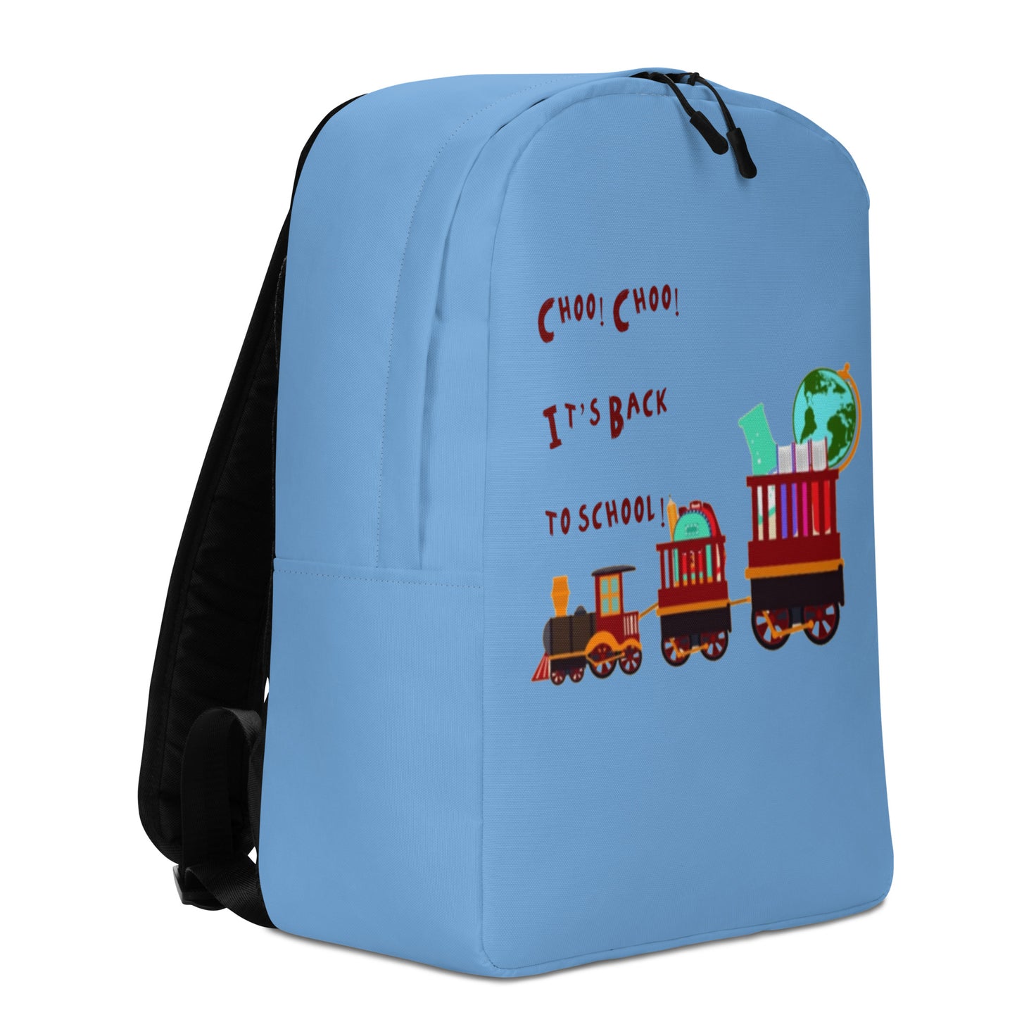Choo, Choo, It's Back to School Minimalist Backpack - Broken Knuckle Apparel