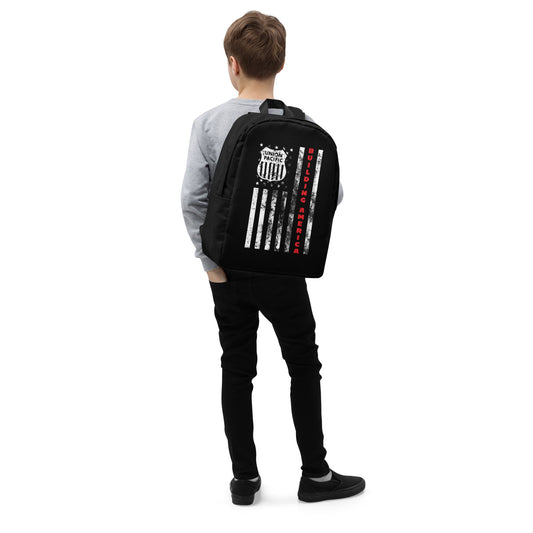 UPRR Building America Flag Minimalist Backpack - Broken Knuckle Apparel