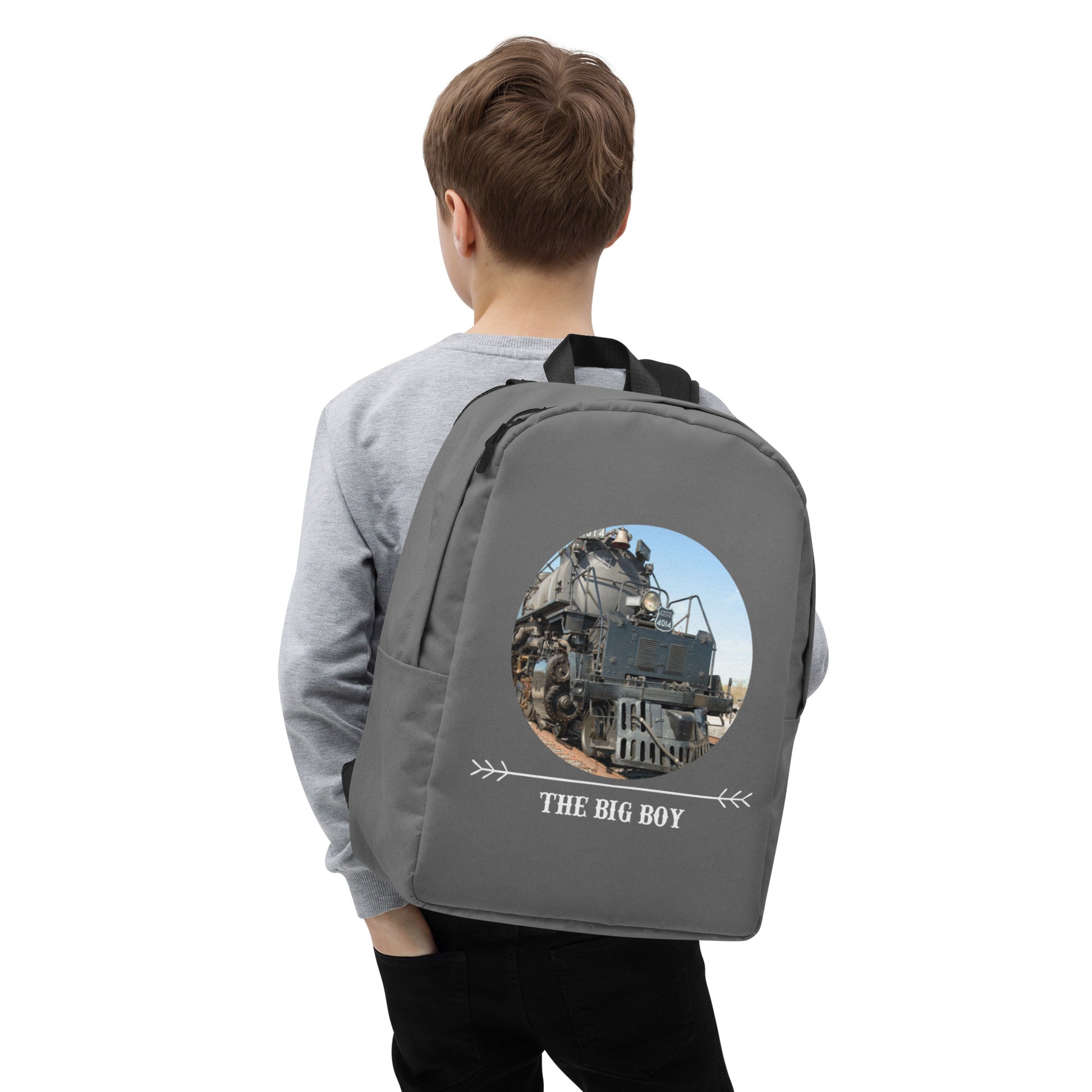 boys laptop backpack Union Pacific Big Boy Steam Locomotive Backpack