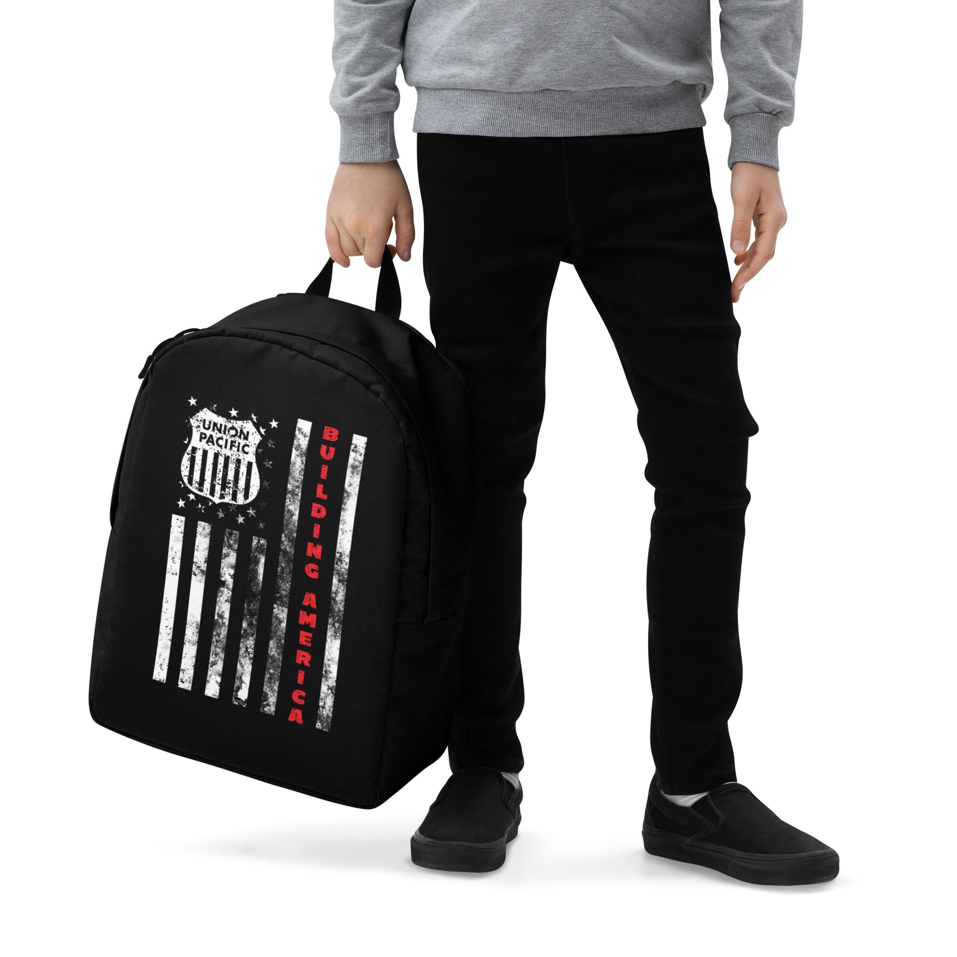 UPRR Building America Flag Minimalist Backpack - Broken Knuckle Apparel