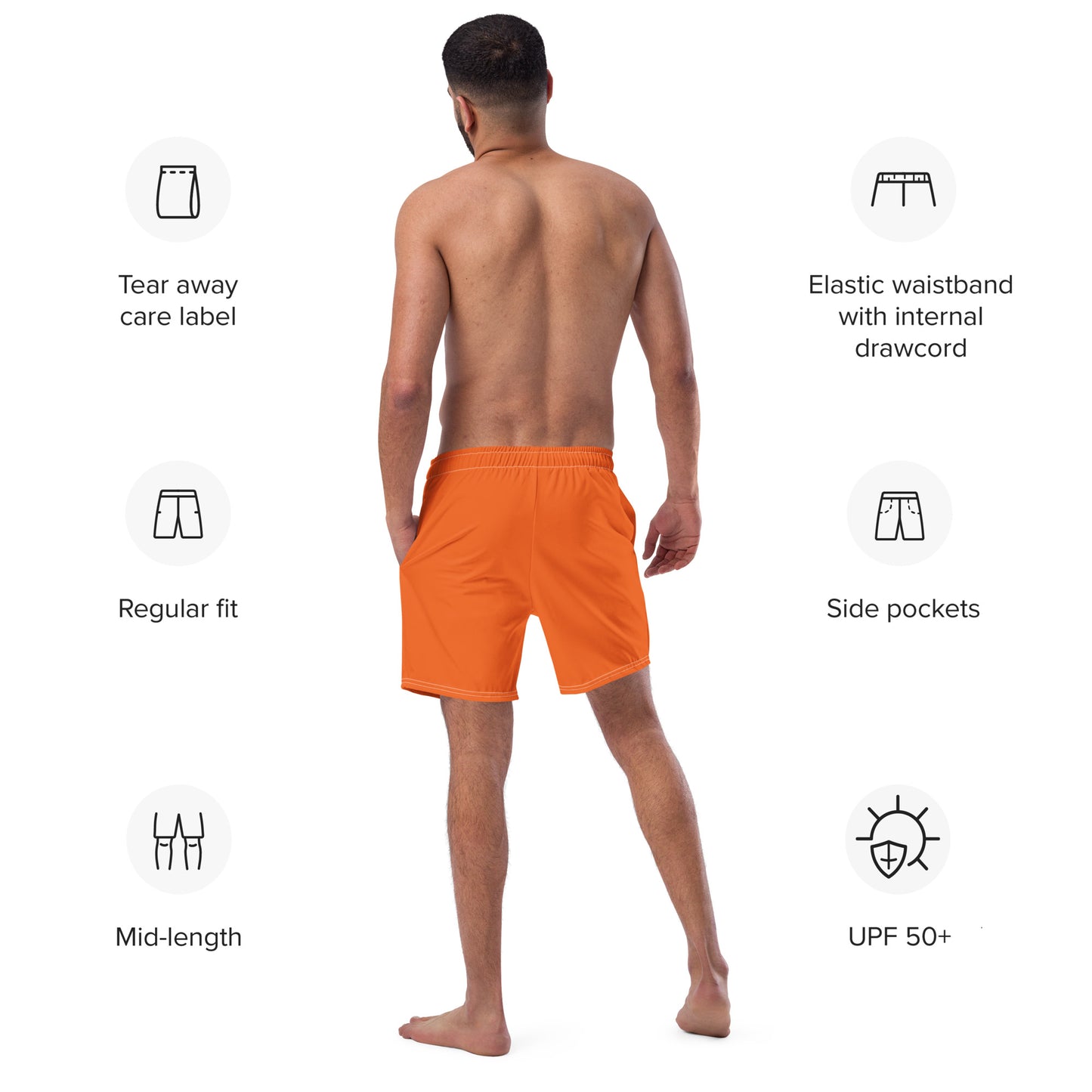 Detroit & Toledo Ironton Railroad [DT&I] Men's swim trunks - Broken Knuckle Apparel