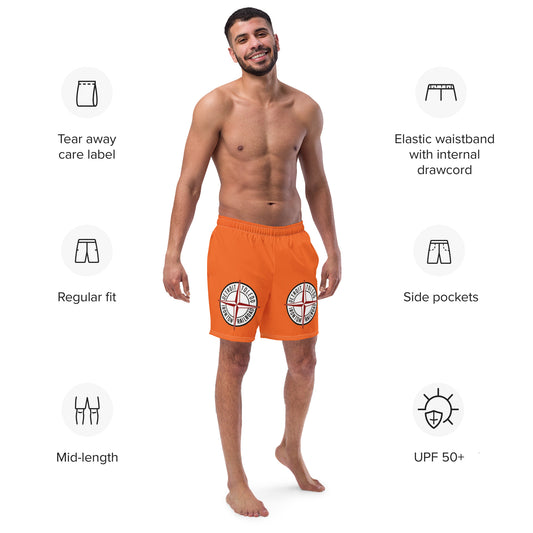 Detroit & Toledo Ironton Railroad [DT&I] Men's swim trunks - Broken Knuckle Apparel