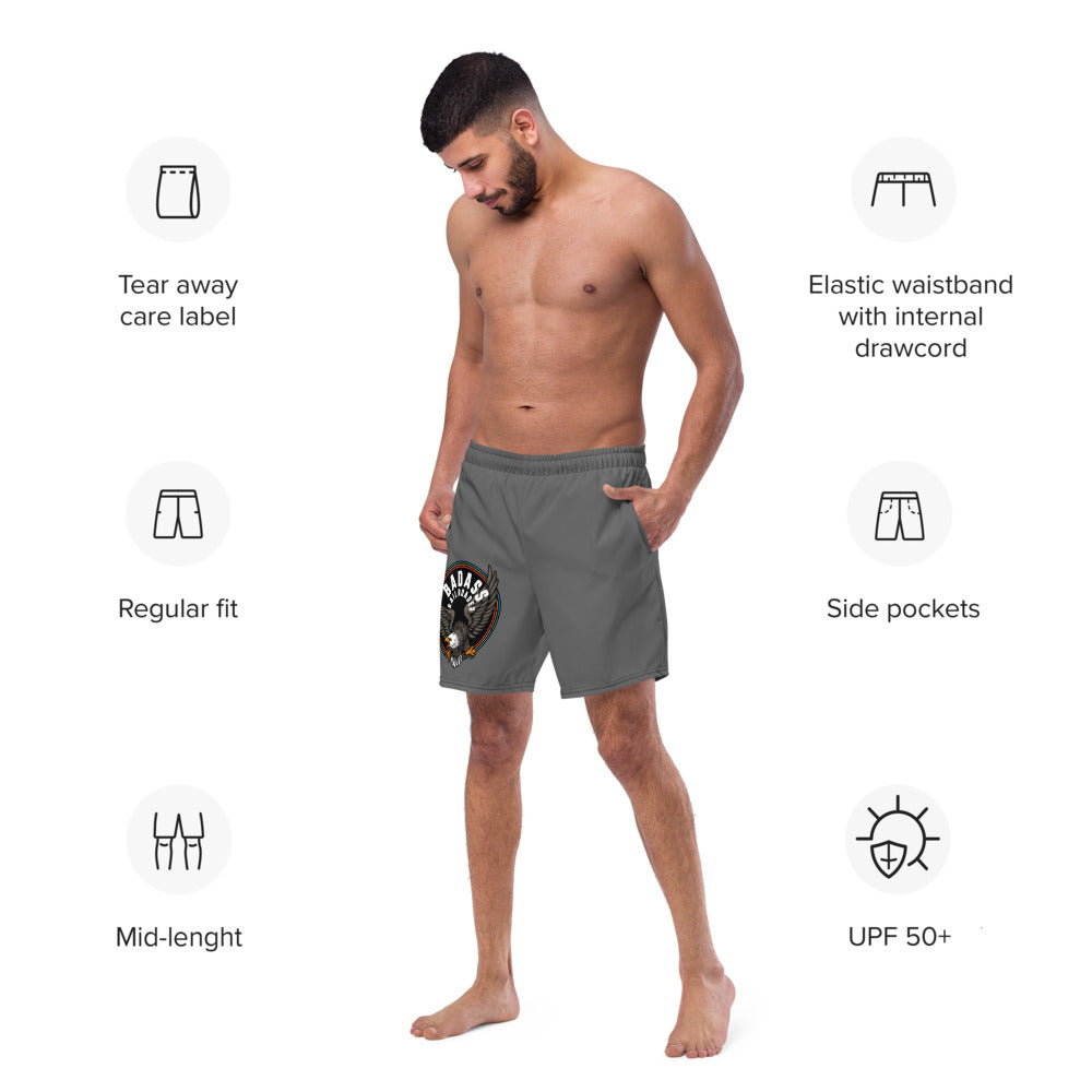 Badass Railroader Men's swim trunks - Broken Knuckle Apparel