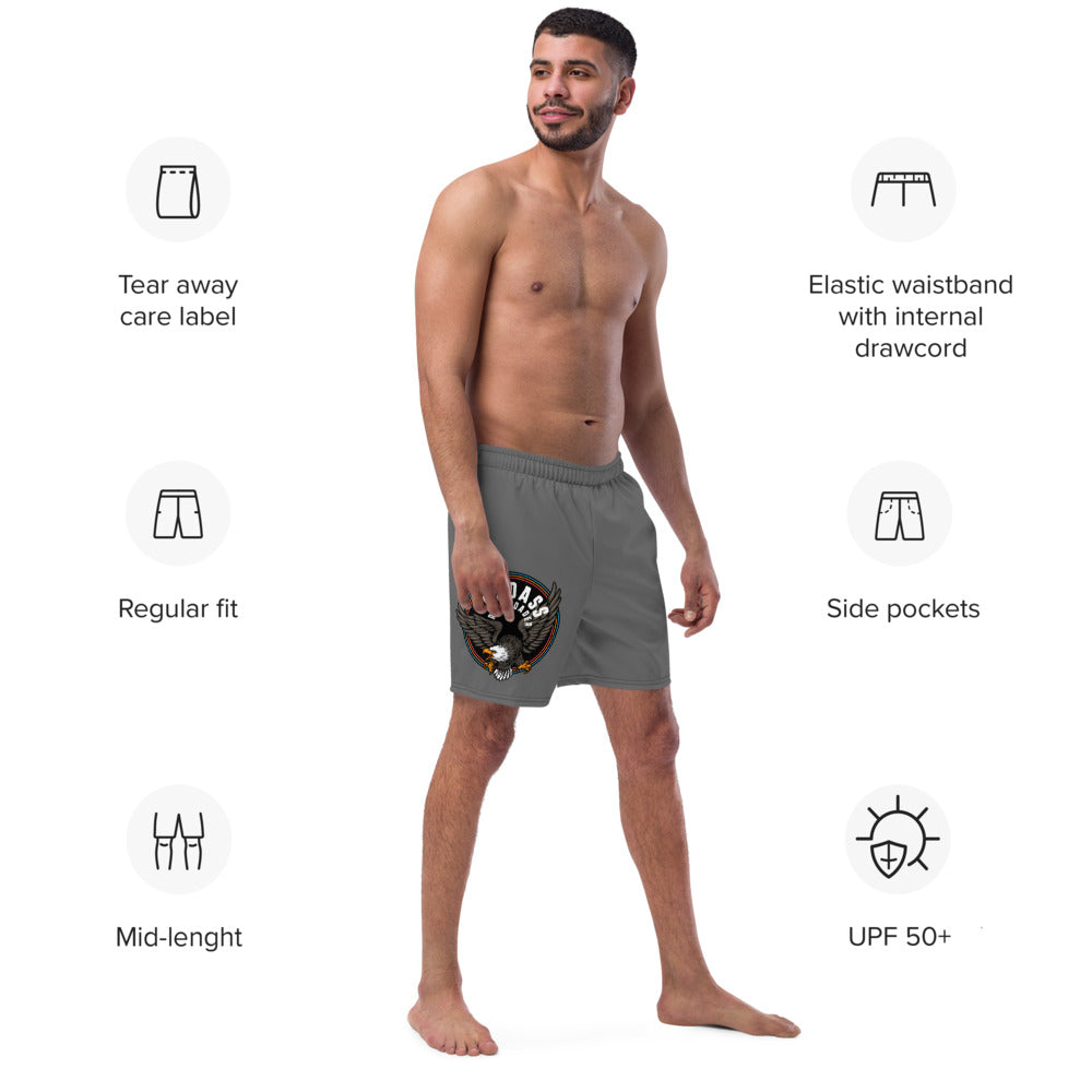 Badass Railroader Men's swim trunks - Broken Knuckle Apparel