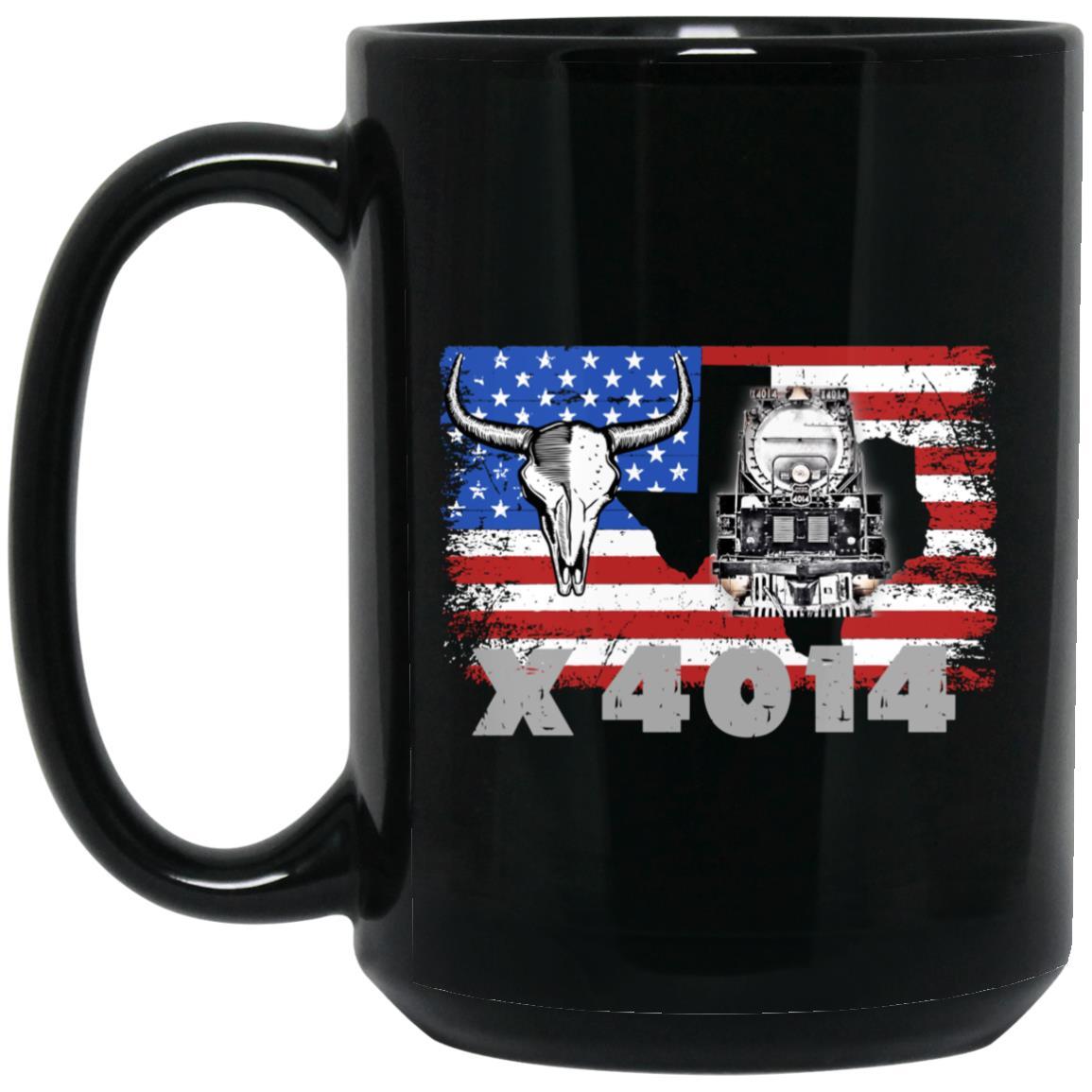 Big Boy 4014 [X 4014] Texas 15 oz. Black Mug - Broken Knuckle Apparel