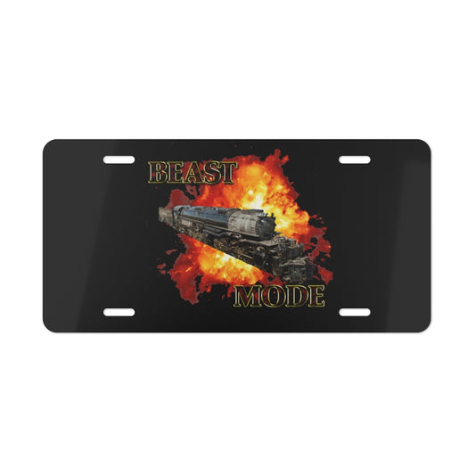 UP Big Boy 4014 Beast Mode Vanity Plate - Broken Knuckle Apparel