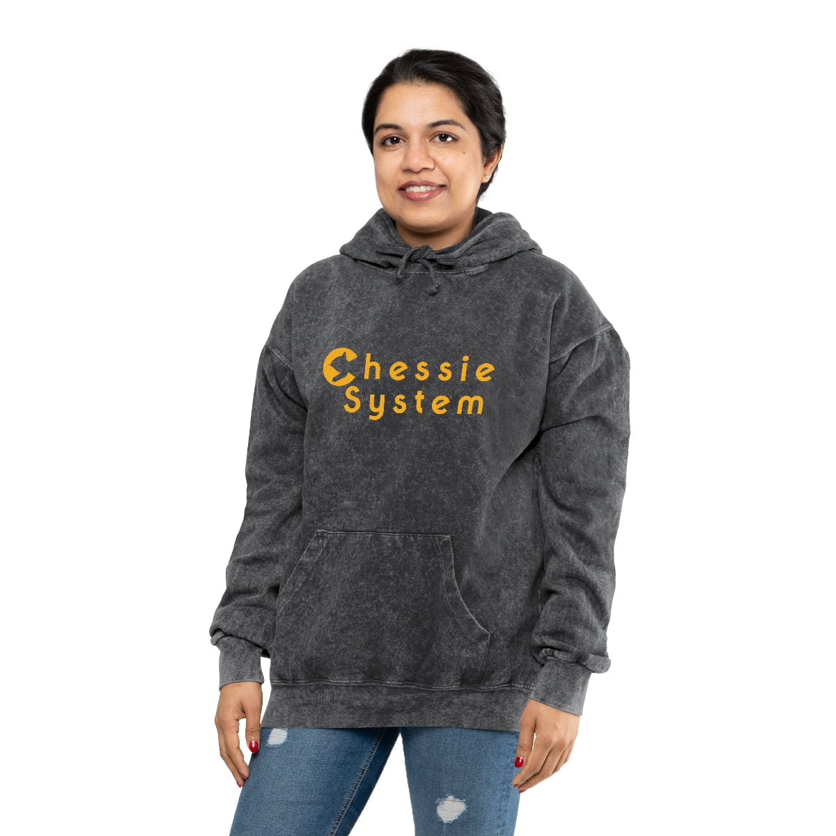 Chessie System Unisex Mineral Wash Hoodie - Broken Knuckle Apparel