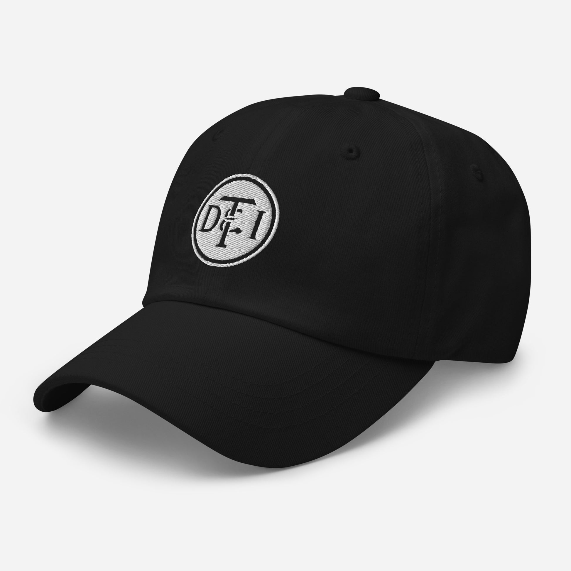 Detroit & Toledo Ironton [DT&I] Vintage White Logo Dad hat - Broken Knuckle Apparel