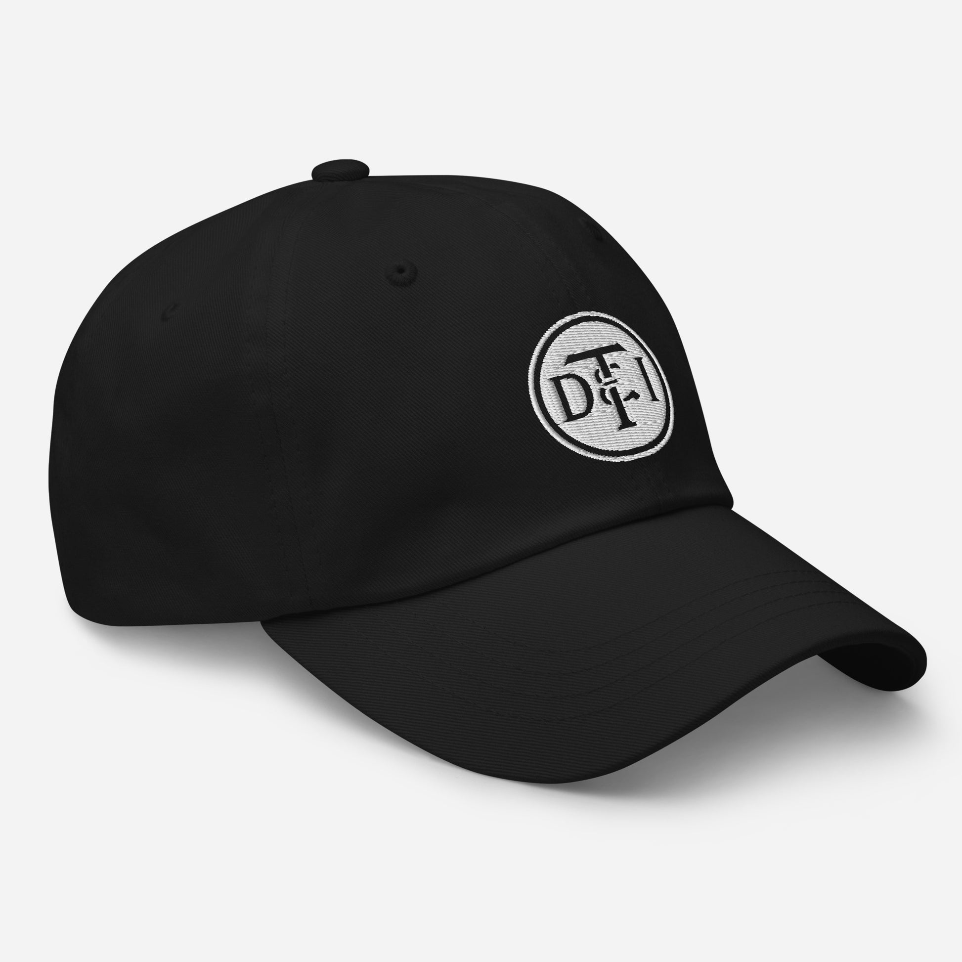 Detroit & Toledo Ironton [DT&I] Vintage White Logo Dad hat - Broken Knuckle Apparel